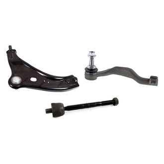 Mevotech® - Supreme™ Front Driver Side Lower Control Arm with Ball Joint and Tie Rod End Kit