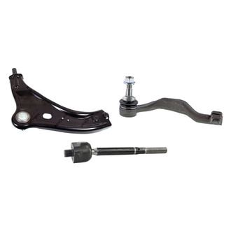 Mevotech® - Supreme™ Front Driver Side Lower Control Arm with Ball Joint and Tie Rod End Kit
