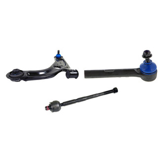Mevotech® - Supreme™ Front Driver Side Lower Control Arm with Ball Joint and Tie Rod End Kit
