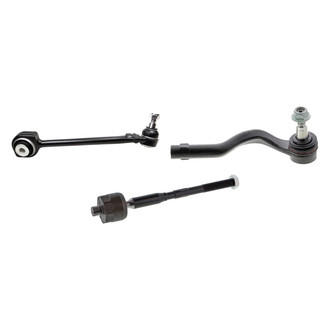 Mevotech® - Supreme™ Front Driver Side Lower Control Arm with Ball Joint and Tie Rod End Kit