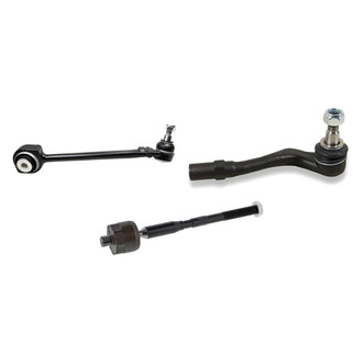 Mevotech® - Supreme™ Front Driver Side Lower Control Arm with Ball Joint and Tie Rod End Kit