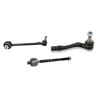 Mevotech® - Supreme™ Front Driver Side Lower Control Arm with Ball Joint and Tie Rod End Kit