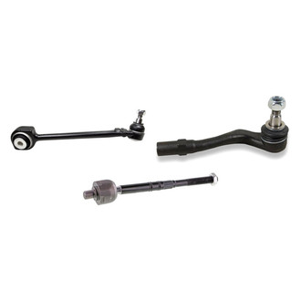 Mevotech® - Supreme™ Front Driver Side Lower Control Arm with Ball Joint and Tie Rod End Kit