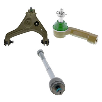 Mevotech® - TTX™ Front Driver Side Lower Control Arm with Ball Joint and Tie Rod End Kit