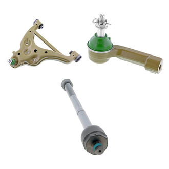 Mevotech® - TTX™ Front Driver Side Lower Control Arm with Ball Joint and Tie Rod End Kit
