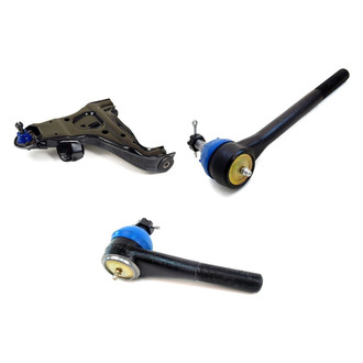 Mevotech® - Supreme™ Front Driver Side Lower Control Arm with Ball Joint and Tie Rod End Kit
