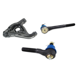 Mevotech® - Supreme™ Front Driver Side Lower Control Arm with Ball Joint and Tie Rod End Kit