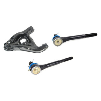 Mevotech® - Supreme™ Front Driver Side Lower Control Arm with Ball Joint and Tie Rod End Kit