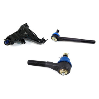 Mevotech® - Supreme™ Front Driver Side Lower Control Arm with Ball Joint and Tie Rod End Kit