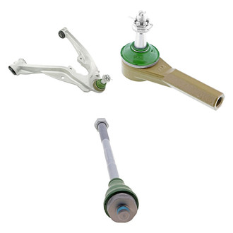 Mevotech® - TTX™ Front Driver Side Lower Control Arm with Ball Joint and Tie Rod End Kit