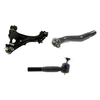 Mevotech® - Original Grade™ Front Driver Side Lower Control Arm with Ball Joint and Tie Rod End Kit