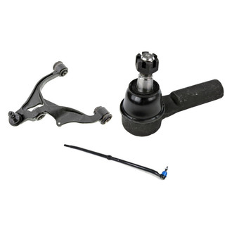 Mevotech® - Original Grade™ Front Driver Side Lower Control Arm with Ball Joint and Tie Rod End Kit