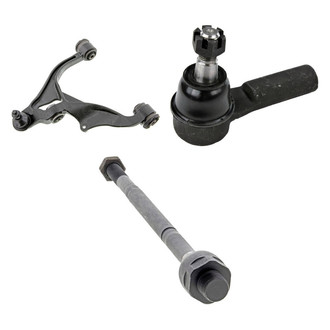 Mevotech® - Original Grade™ Front Driver Side Lower Control Arm with Ball Joint and Tie Rod End Kit
