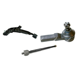 Mevotech® - Original Grade™ Front Driver Side Lower Control Arm with Ball Joint and Tie Rod End Kit