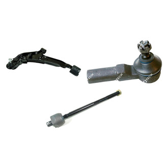 Mevotech® - Original Grade™ Front Driver Side Lower Control Arm with Ball Joint and Tie Rod End Kit