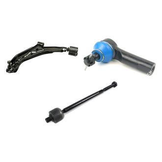 Mevotech® - Original Grade™ Front Driver Side Lower Control Arm with Ball Joint and Tie Rod End Kit