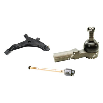 Mevotech® - Original Grade™ Front Driver Side Lower Control Arm with Ball Joint and Tie Rod End Kit