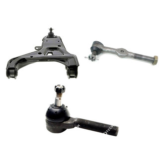 Mevotech® - Original Grade™ Front Driver Side Lower Control Arm with Ball Joint and Tie Rod End Kit