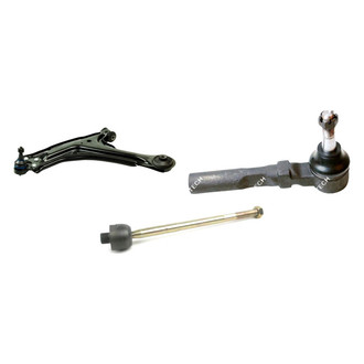 Mevotech® - Original Grade™ Front Driver Side Lower Control Arm with Ball Joint and Tie Rod End Kit