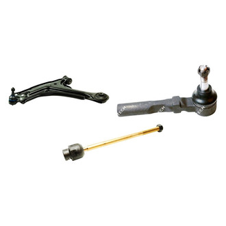Mevotech® - Original Grade™ Front Driver Side Lower Control Arm with Ball Joint and Tie Rod End Kit