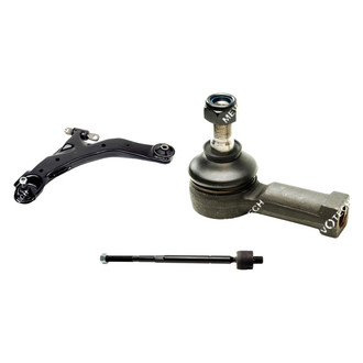 Mevotech® - Original Grade™ Front Driver Side Lower Control Arm with Ball Joint and Tie Rod End Kit