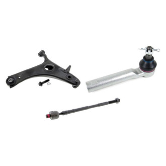 Mevotech® - Original Grade™ Front Driver Side Lower Control Arm with Ball Joint and Tie Rod End Kit