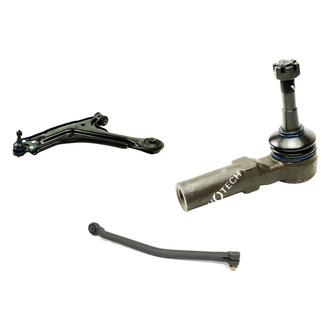 Mevotech® - Original Grade™ Front Driver Side Lower Control Arm with Ball Joint and Tie Rod End Kit