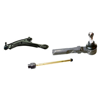 Mevotech® - Original Grade™ Front Driver Side Lower Control Arm with Ball Joint and Tie Rod End Kit