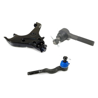 Mevotech® - Original Grade™ Front Driver Side Lower Control Arm with Ball Joint and Tie Rod End Kit