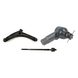 Mevotech® - Original Grade™ Front Driver Side Lower Control Arm with Ball Joint and Tie Rod End Kit