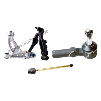Mevotech® - Original Grade™ Front Driver Side Lower Control Arm with Ball Joint and Tie Rod End Kit
