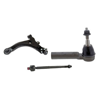 Mevotech® - Original Grade™ Front Driver Side Lower Control Arm with Ball Joint and Tie Rod End Kit