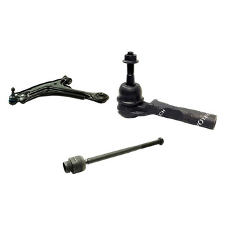 Mevotech® - Original Grade™ Front Driver Side Lower Control Arm with Ball Joint and Tie Rod End Kit