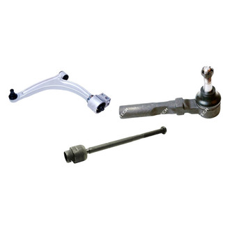 Mevotech® - Original Grade™ Front Driver Side Lower Control Arm with Ball Joint and Tie Rod End Kit