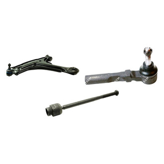 Mevotech® - Original Grade™ Front Driver Side Lower Control Arm with Ball Joint and Tie Rod End Kit