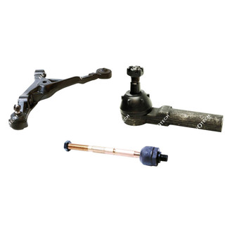 Mevotech® - Original Grade™ Front Driver Side Lower Control Arm with Ball Joint and Tie Rod End Kit