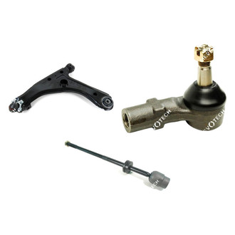 Mevotech® - Original Grade™ Front Driver Side Lower Control Arm with Ball Joint and Tie Rod End Kit