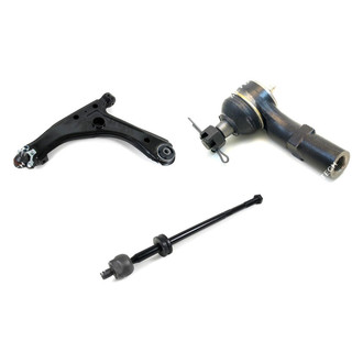 Mevotech® - Original Grade™ Front Driver Side Lower Control Arm with Ball Joint and Tie Rod End Kit