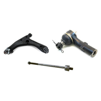 Mevotech® - Original Grade™ Front Driver Side Lower Control Arm with Ball Joint and Tie Rod End Kit