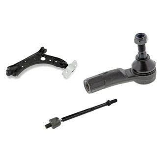 Mevotech® - Original Grade™ Front Driver Side Lower Control Arm with Ball Joint and Tie Rod End Kit