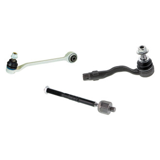 Mevotech® - Original Grade™ Front Driver Side Lower Control Arm with Ball Joint and Tie Rod End Kit