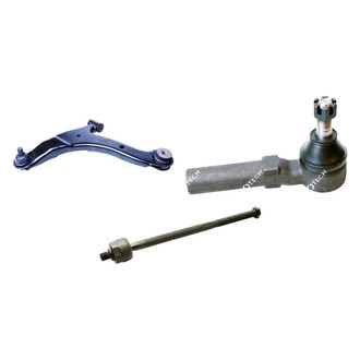 Mevotech® - Original Grade™ Front Driver Side Lower Control Arm with Ball Joint and Tie Rod End Kit
