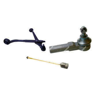 Mevotech® - Original Grade™ Front Driver Side Lower Control Arm with Ball Joint and Tie Rod End Kit