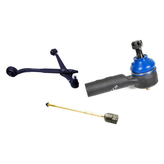 Mevotech® - Original Grade™ Front Driver Side Lower Control Arm with Ball Joint and Tie Rod End Kit