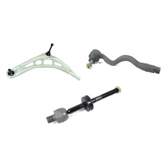 Mevotech® - Original Grade™ Front Driver Side Lower Control Arm with Ball Joint and Tie Rod End Kit