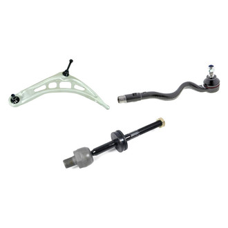 Mevotech® - Original Grade™ Front Driver Side Lower Control Arm with Ball Joint and Tie Rod End Kit