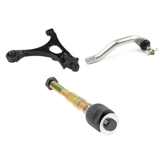 Mevotech® - Original Grade™ Front Driver Side Lower Control Arm with Ball Joint and Tie Rod End Kit