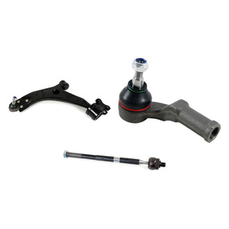 Mevotech® - Original Grade™ Front Driver Side Lower Control Arm with Ball Joint and Tie Rod End Kit