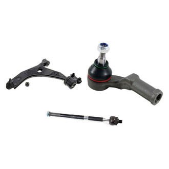 Mevotech® - Original Grade™ Front Driver Side Lower Control Arm with Ball Joint and Tie Rod End Kit