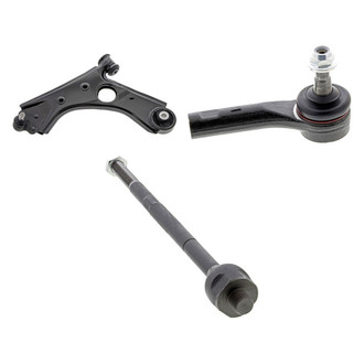 Mevotech® - Original Grade™ Front Driver Side Lower Control Arm with Ball Joint and Tie Rod End Kit